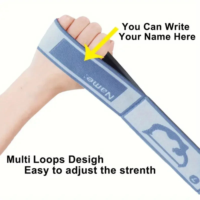 Resistance Band Yoga Auxiliary Stretching Belt Elastic Bands for Latin Training Pilates Loop Dance Fitness Tension Stretch Band