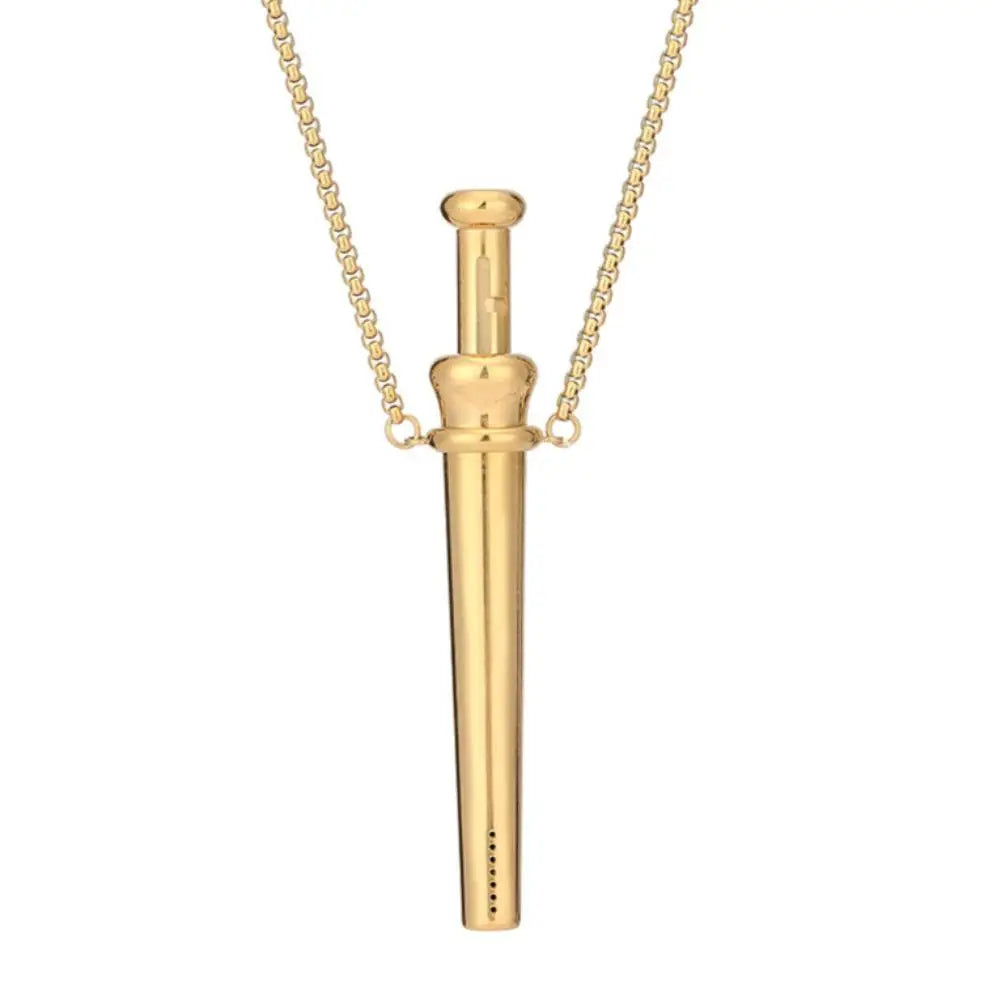 Mindfulness Breathing Necklace For Stress Relief Meditation Pendant For Anxiety Relief Yoga Ritual Stainless Steel Jewelry Gift