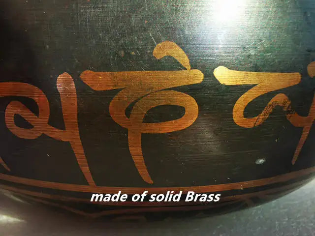 Yoga Healing Meditation Musical Instruments Tibetan Brass Mantras Singing Bowls Various Sizes TBC976