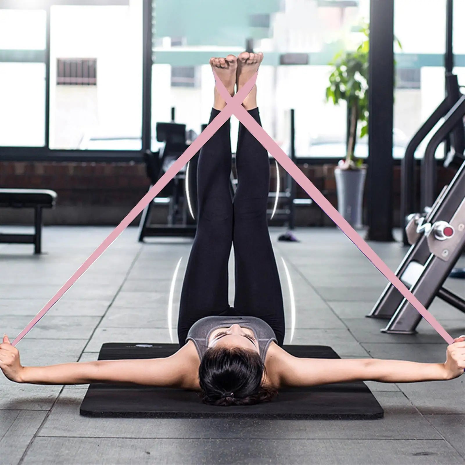 Pilates Ball and Ring Set Toning Pilates Ring Resistance Band Workout Portable Exercise Tool for Pregnancy Postpartum Travel
