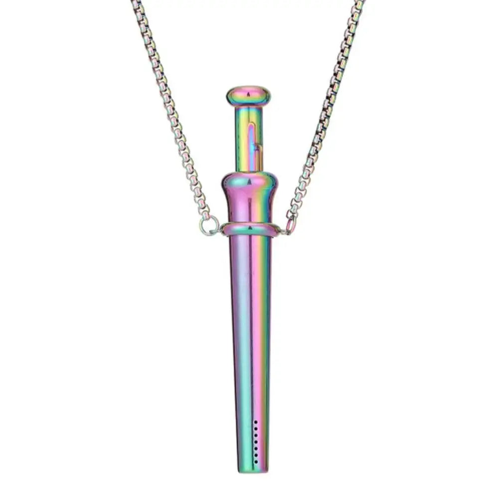 Mindfulness Breathing Necklace For Stress Relief Meditation Pendant For Anxiety Relief Yoga Ritual Stainless Steel Jewelry Gift