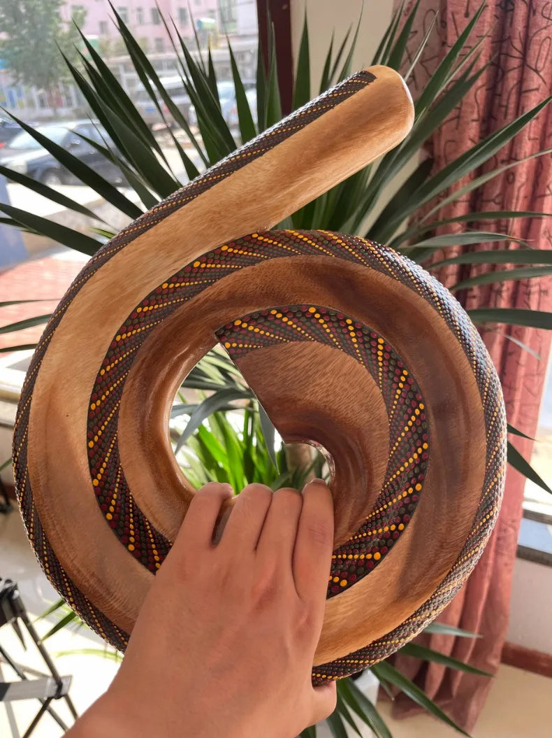 Wooden Didgeridoo Meditation Mindfulness Didgeridoos Spiritual Relaxation Sound Healing Didgeridoo Portable Musical Instruments