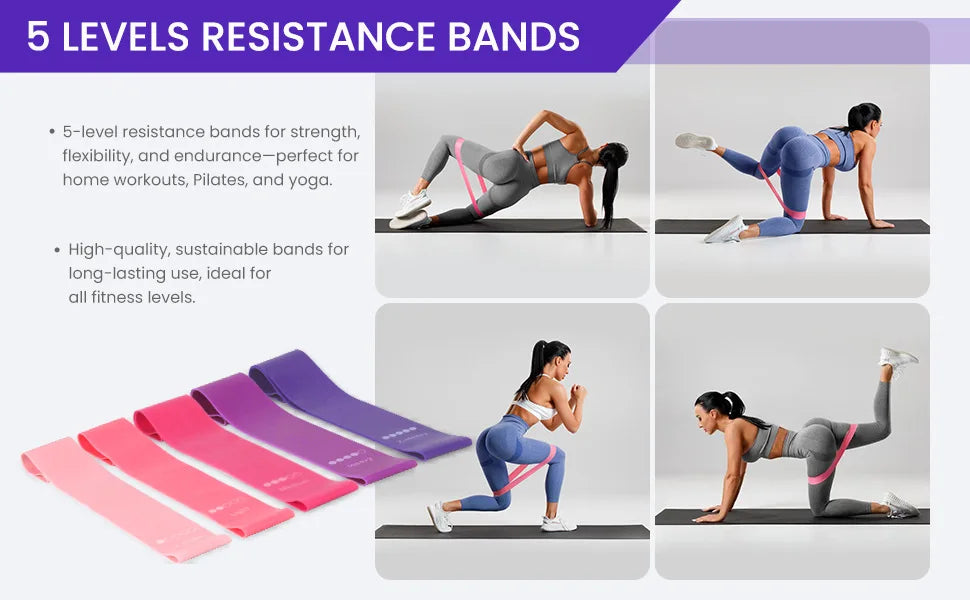 13 PCS Pilates Ball Set Resistance Bands & More Perfect and Equipment for Home Workouts Pilates Ring for Home Pilates Equipment
