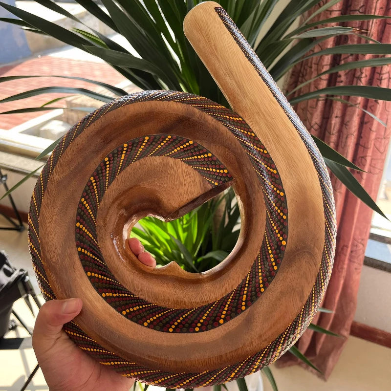 Wooden Didgeridoo Meditation Mindfulness Didgeridoos Spiritual Relaxation Sound Healing Didgeridoo Portable Musical Instruments