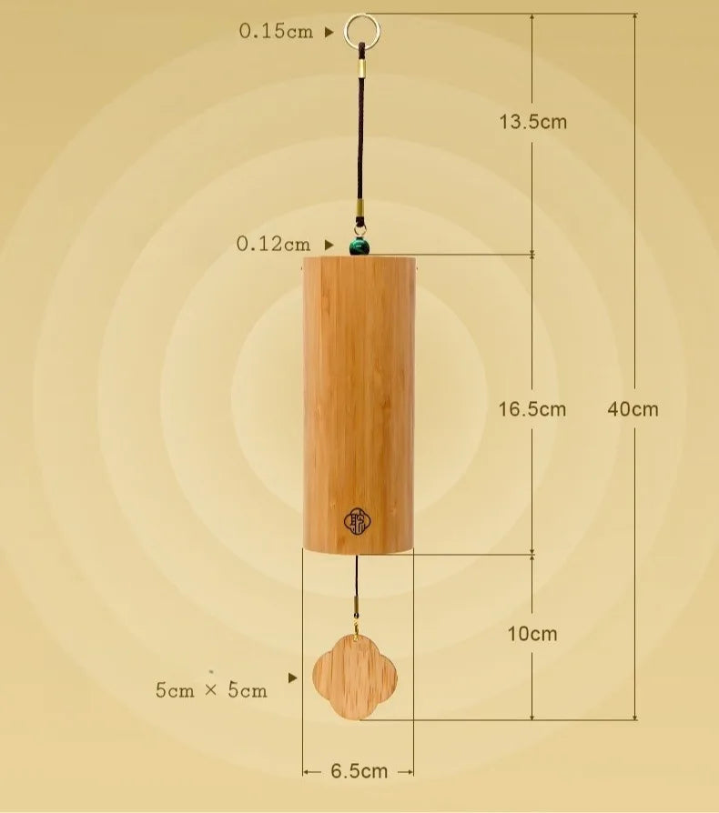 Meditation Wind Chimes Mindfulness Diapason Wind Chime Bamboo Hanging Bells Sound Healing Spirituality Musical Instruments Bell