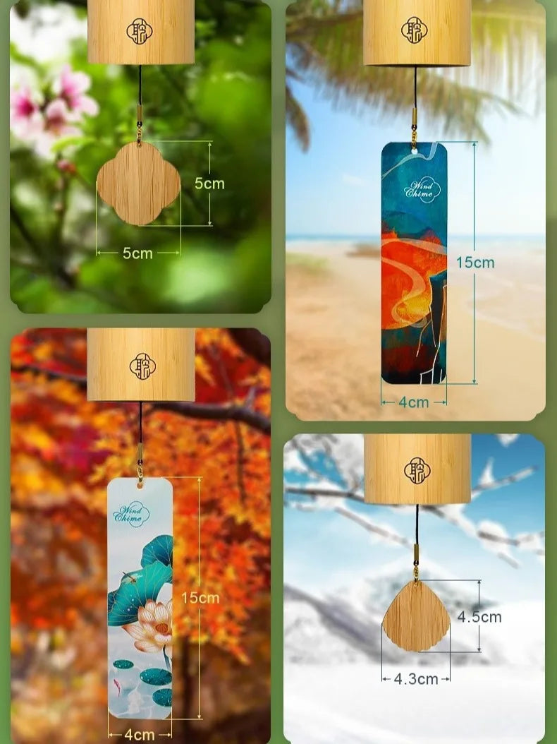 Meditation Wind Chimes Mindfulness Diapason Wind Chime Bamboo Hanging Bells Sound Healing Spirituality Musical Instruments Bell
