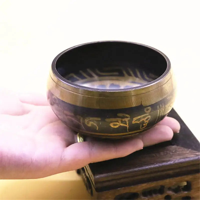 Yoga Healing Meditation Musical Instruments Tibetan Brass Mantras Singing Bowls Various Sizes TBC976