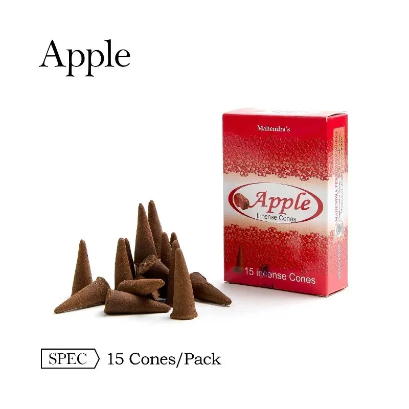Mahendra Incense Cones Sandalwood Lavender Vanilla Meditation Staberry Jasmine Cones Tower Aromatherapy for Air Purification